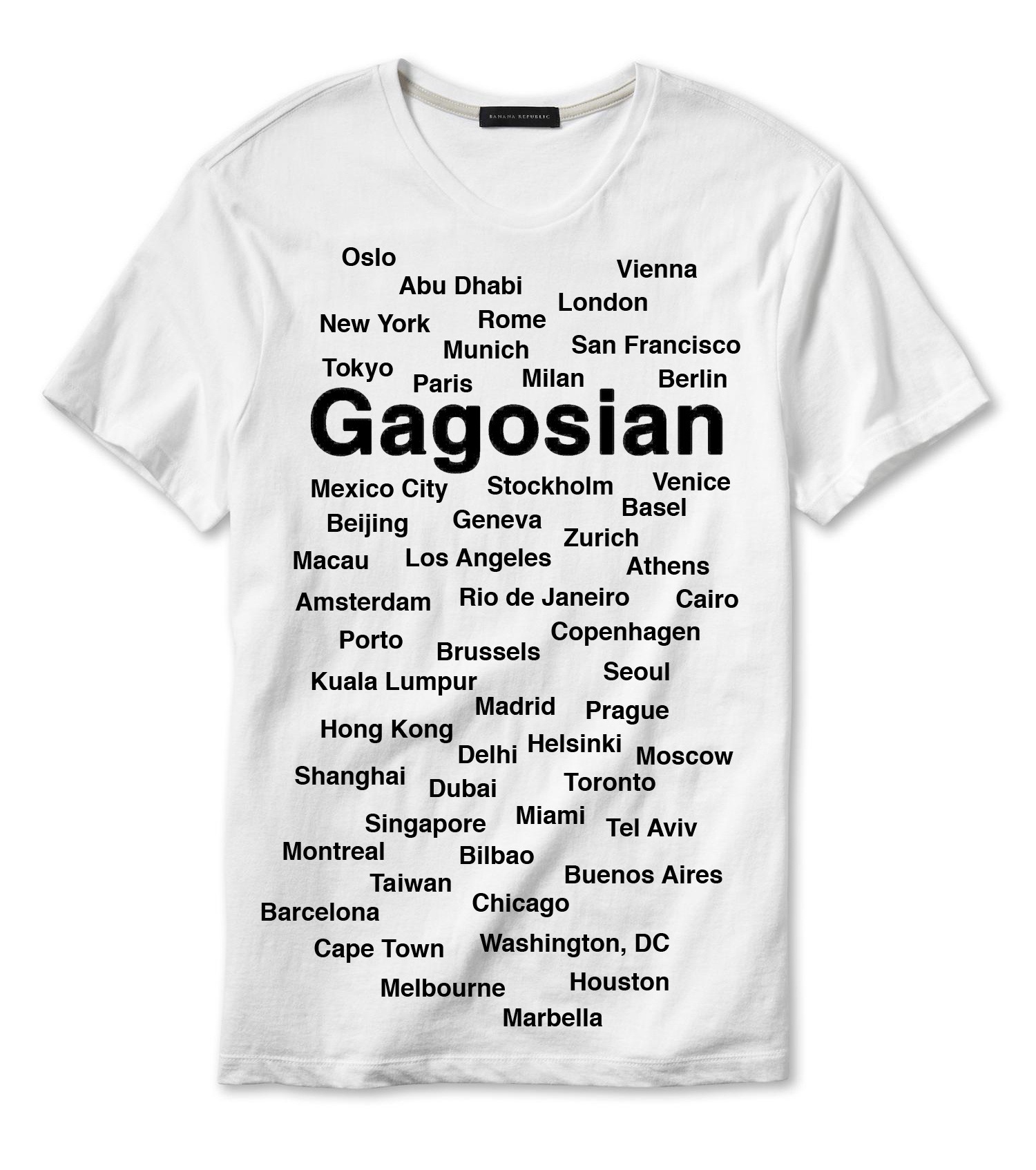 Gagosian world T-shirt