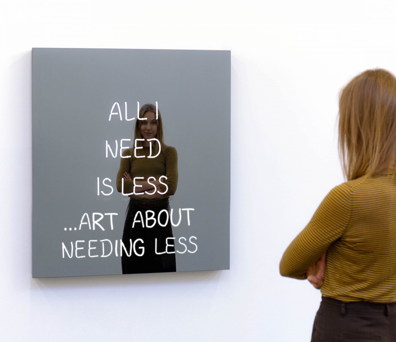 Art about needing less
