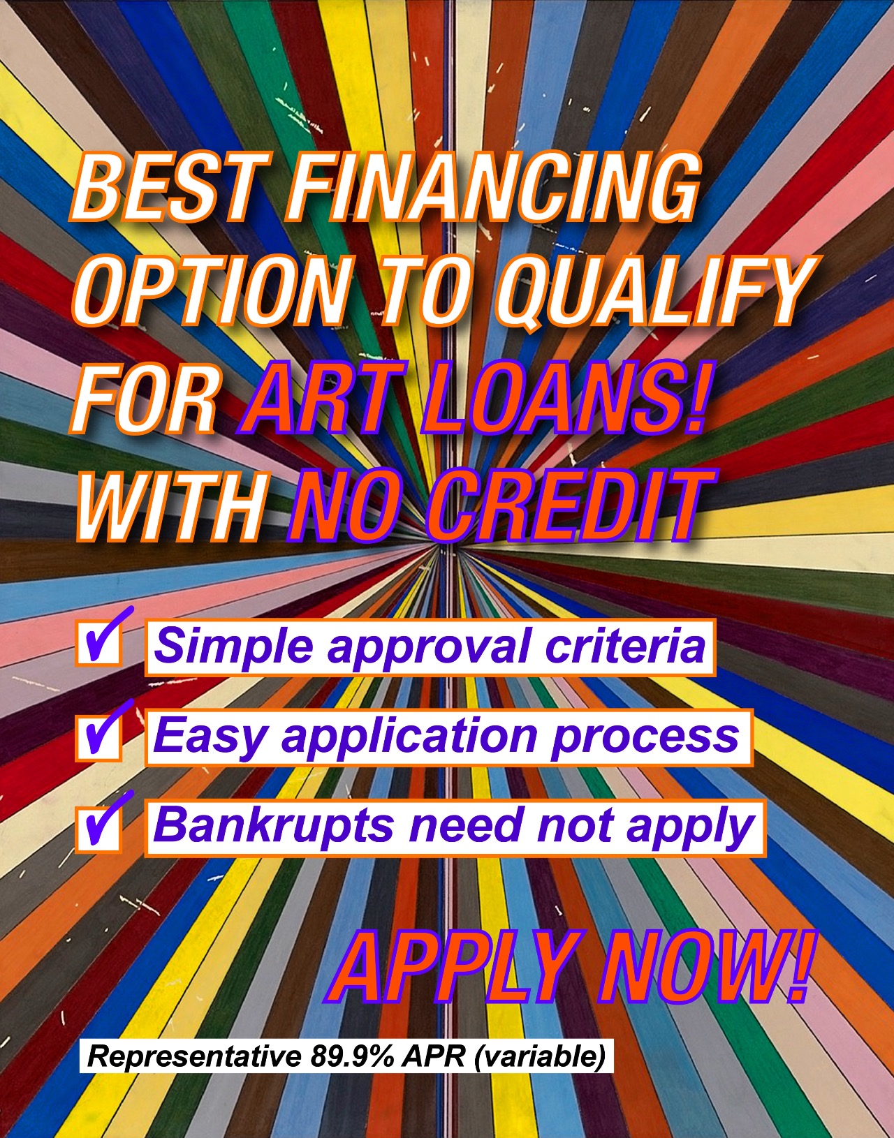 Art loan ad