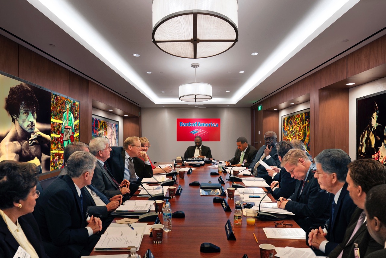 Bank of America boardroom