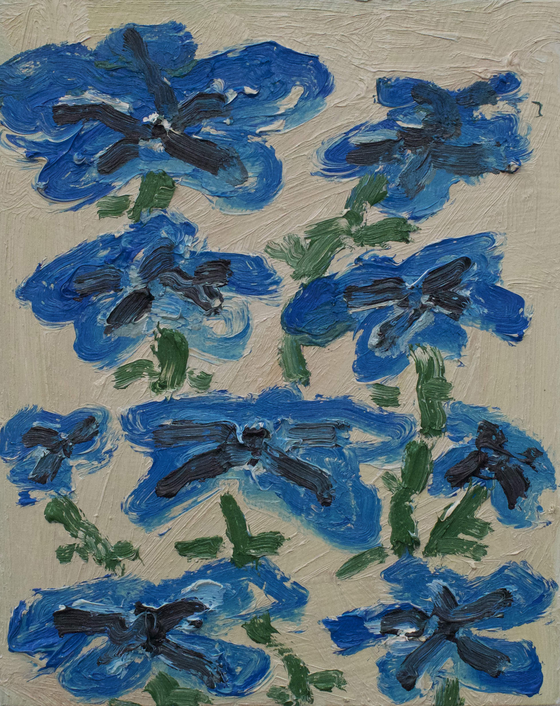 Blue flowers