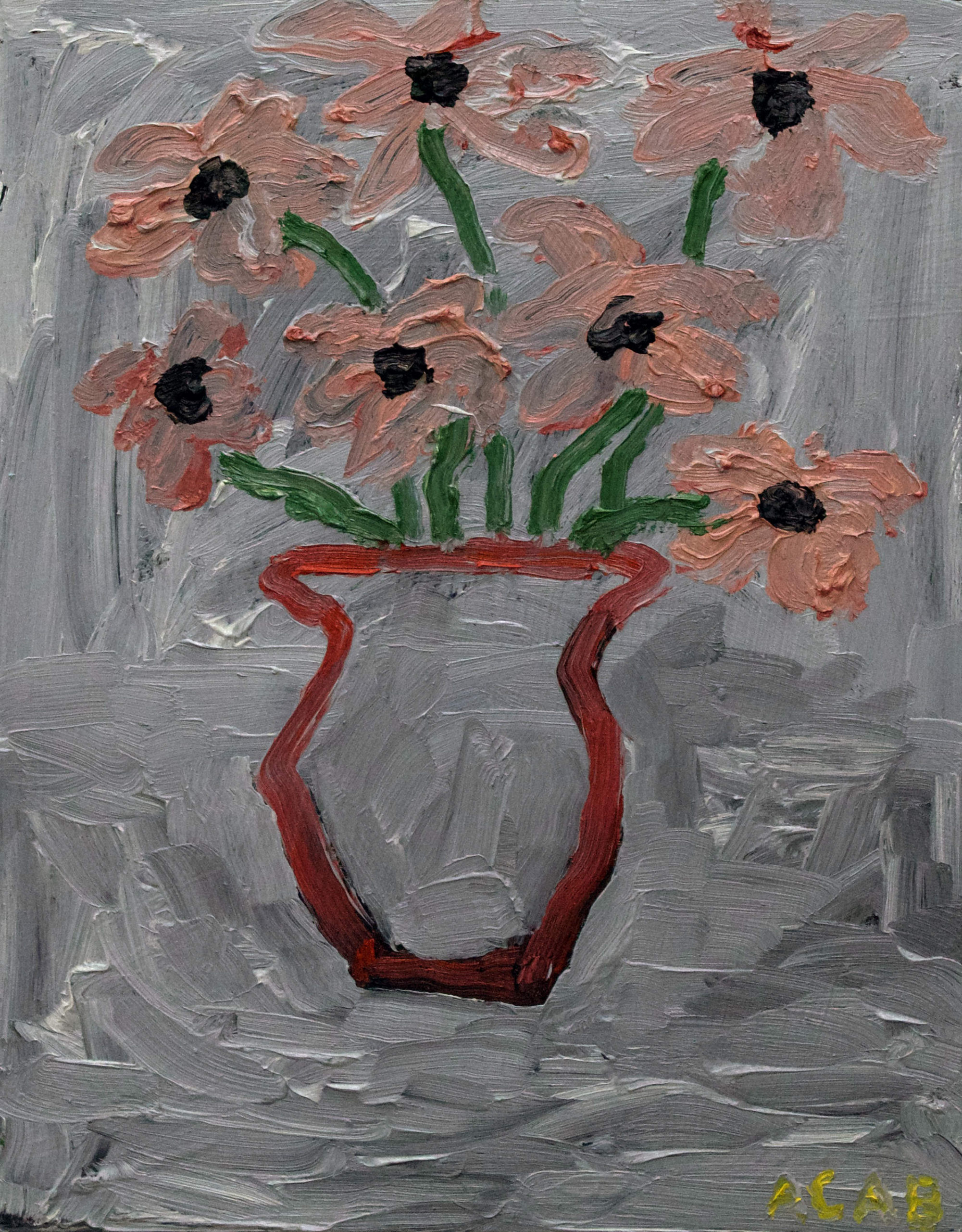 Red vase