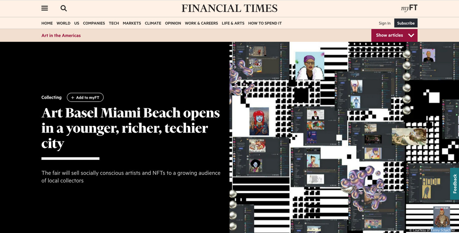 Art Basel Miami Beach opens in a younger, richer, techier city