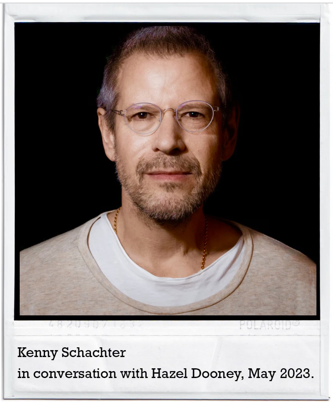 Kenny Schachter in conversation with Hazel Dooney